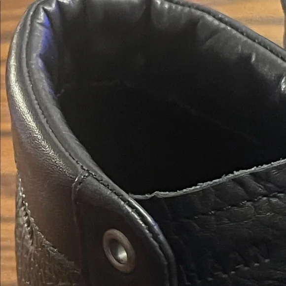 COLE HAAN Woodbury Black Leather Men's Boots Size 9M Retail $250 - Picture 7 of 8